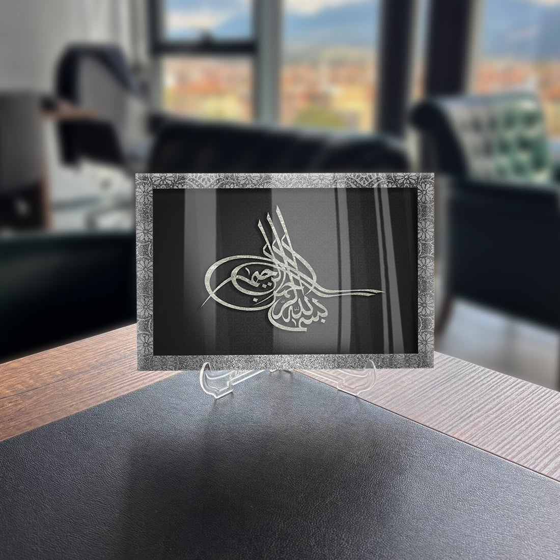 Osmanlı Tuğrası 1 Cam Tablo