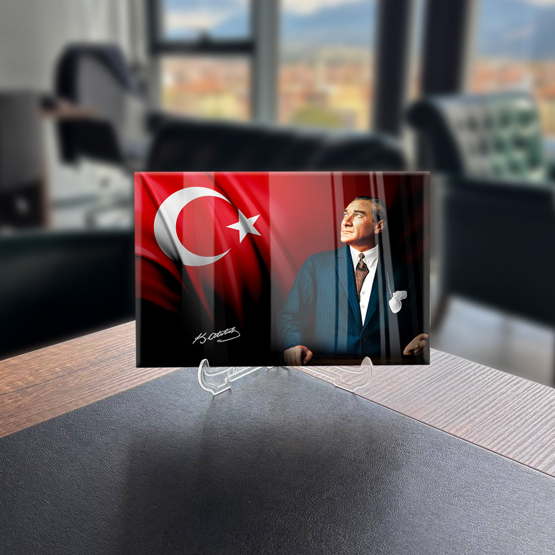 Atatürk 38 Cam Tablo