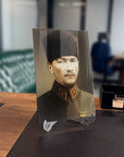Atatürk 13 Cam Tablo