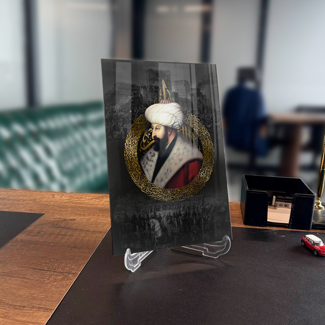 Fatih Sultan Mehmet Cam Tablo