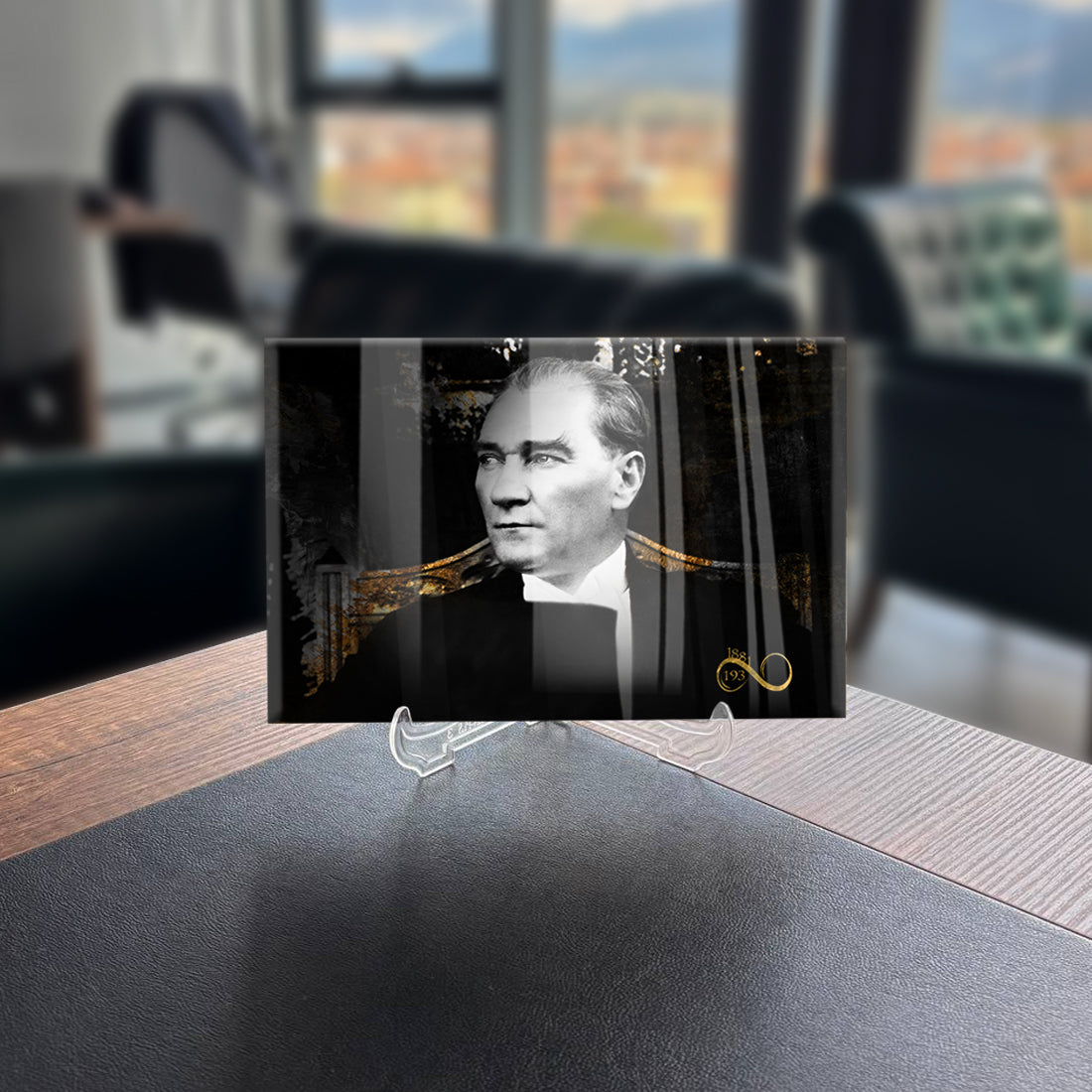 Atatürk 8 Cam Tablo