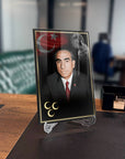 Alparslan Türkeş Cam Tablo