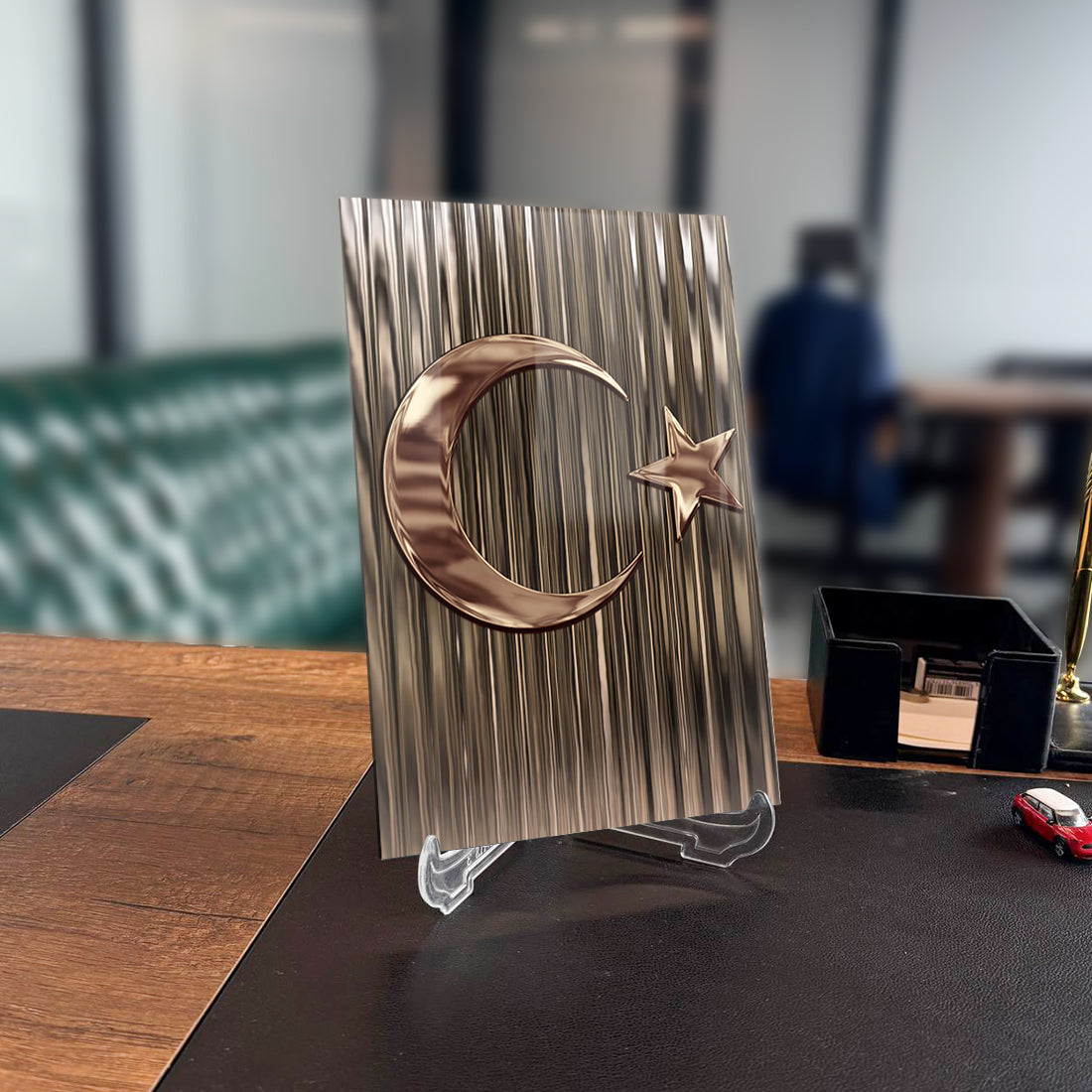 Türk Bayrağı 13 Cam Tablo