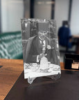 Atatürk 190 Cam Tablo, UV baskı ile tasarlanmış yüksek kaliteli temperlenmiş cam tablo.