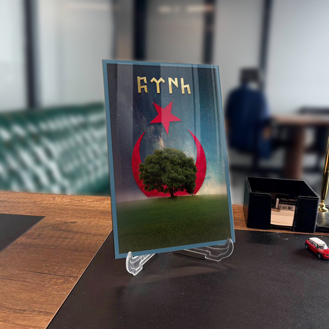 Ayyıldız Çınarı Cam Tablo