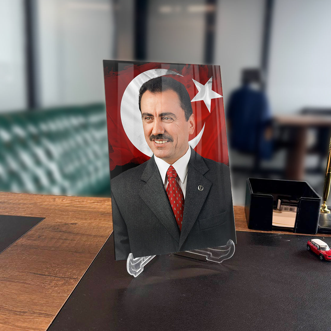 Muhsin Yazıcıoğlu Bayrak Cam Tablo