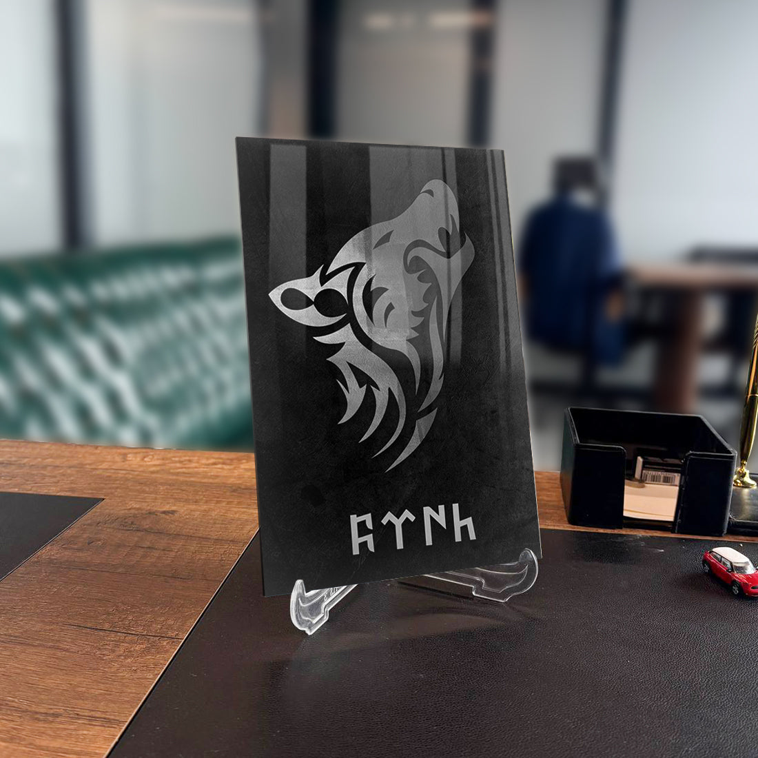 Ötüken Kurdu Cam Tablo