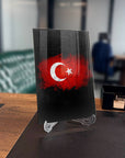 Türk Bayrağı 12 Cam Tablo
