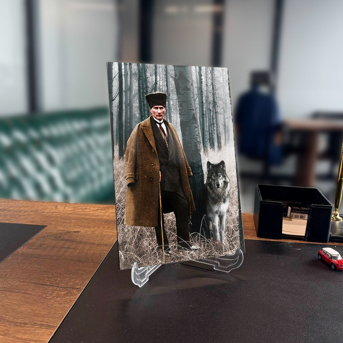 Atatürk 85 Cam Tablo