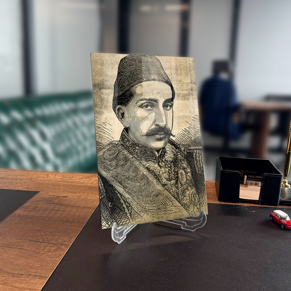 Abdülhamithan Portre Cam Tablo