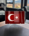 Türk Bayrağı 4 Cam Tablo