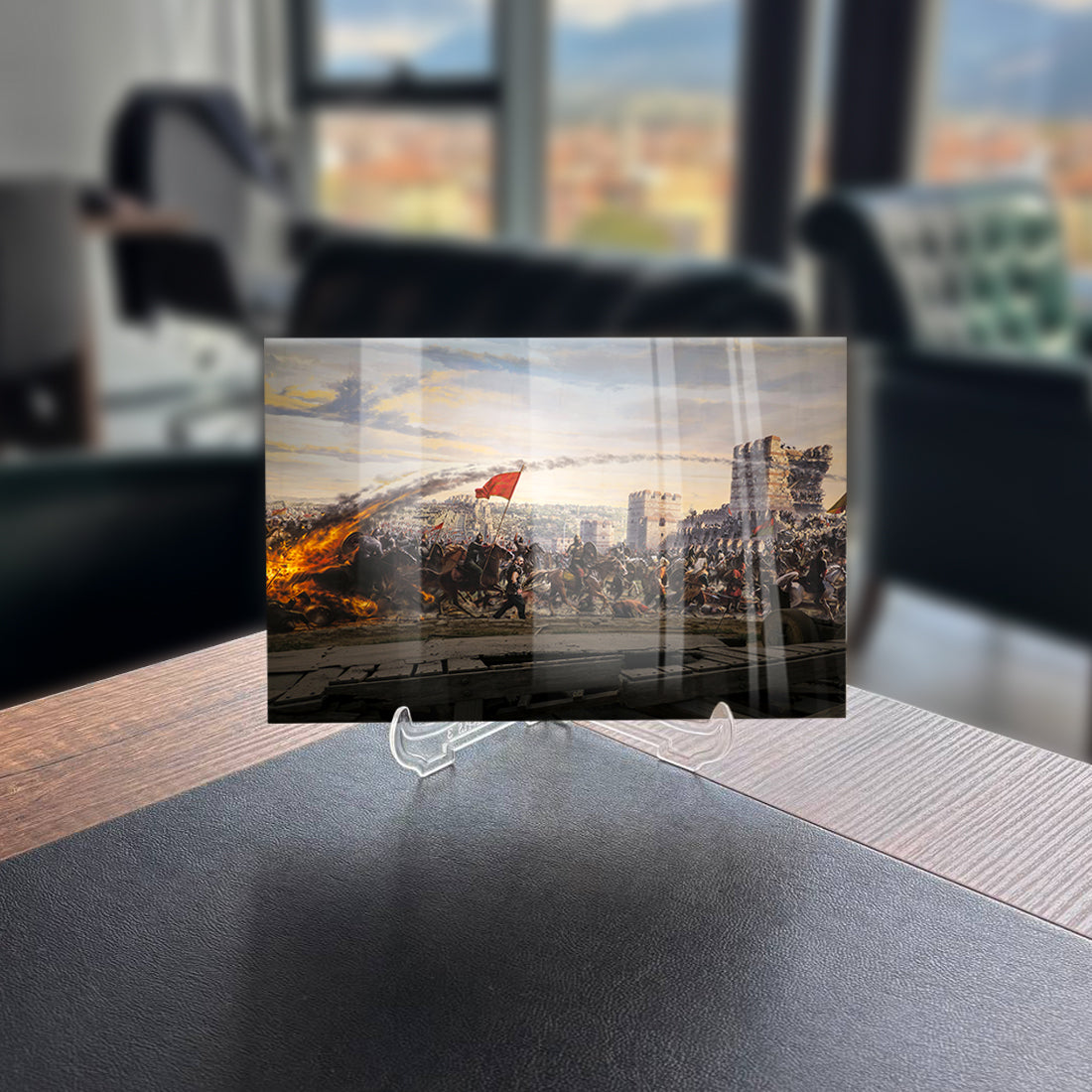 İstanbul'un Fethi 2 Cam Tablo