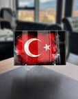 Türk Bayrağı 9 Cam Tablo