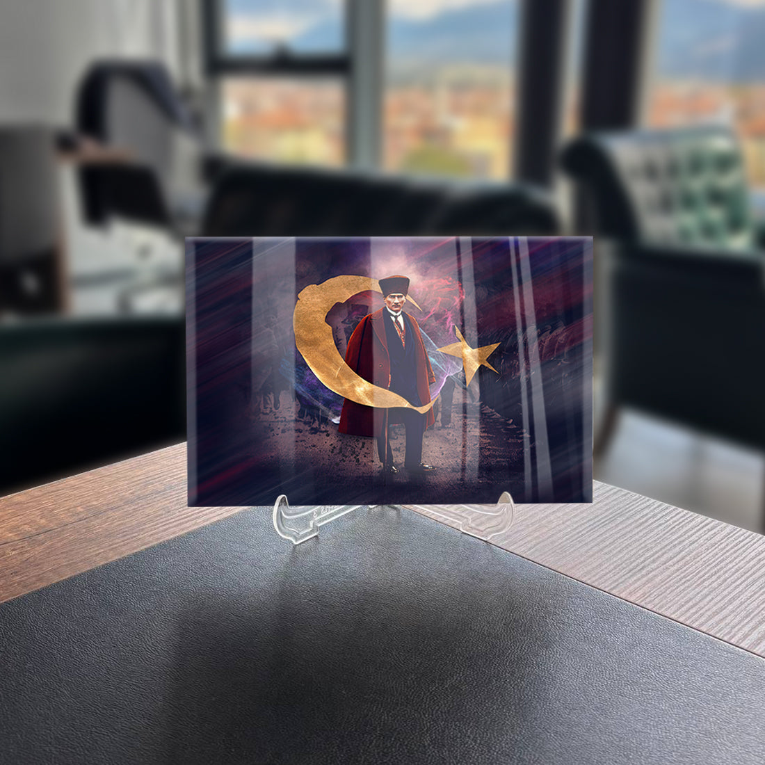 Atatürk 87 Cam Tablo