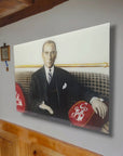 Atatürk 41 Cam Tablo; özel UV baskı ile tasarlanmış, yüksek kaliteli temperli cam ürün.