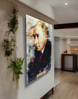 Atatürk 50 Cam Tablo, şık dekorasyon için UV baskılı temperli cam tablo