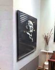Atatürk 99 Cam Tablo, modern tasarım, şık iç mekan dekorasyonu için ideal, UV baskı ile yüksek kaliteli camdan yapılmıştır.