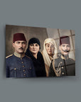 Atatürk ve Ailesi Cam Tablo