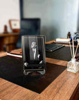 Atatürk 39 Cam Tablo displayed on an office desk with a modern design.