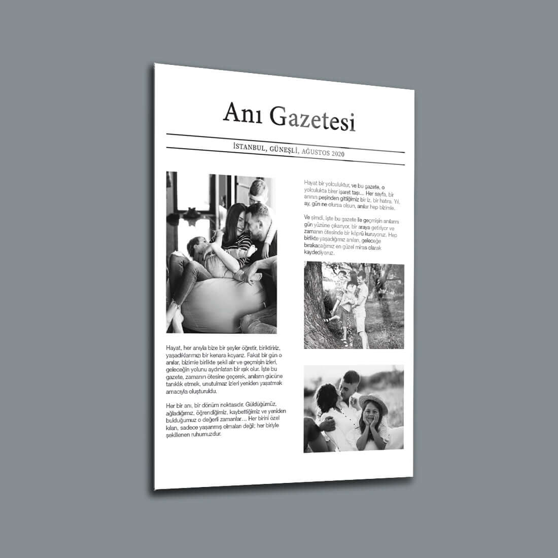 Ani Gazetesi, İstanbul, Ağustos 2020, içerik ve fotoğraflarla dolu çarpıcı gazete makalesi.