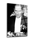 Atatürk 132 Cam Tablo, yüksek kaliteli temperli cam tablo, şık tasarım, UV baskı, dayanıklı ve benzersiz ev dekoru.