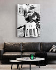 Atatürk 152 Cam Tablo in modern living room setting with stylish furniture and decor.