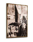 Atatürk 181 Cam Tablo showcasing a historic portrait on high-quality tempered glass.
