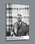 Atatürk 192 Cam Tablo, yüksek kaliteli temperli cam, zarif tasarım, UV baskı ile özel üretim.
