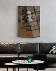 Mehmet Akif Ersoy cam tablo; ev dekorasyonu, sanatsal tasarım, 4 mm kalınlık, UV baskılı