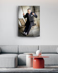 Atatürk 248 Cam Tablo showcasing a stylish design in a modern living room setting.