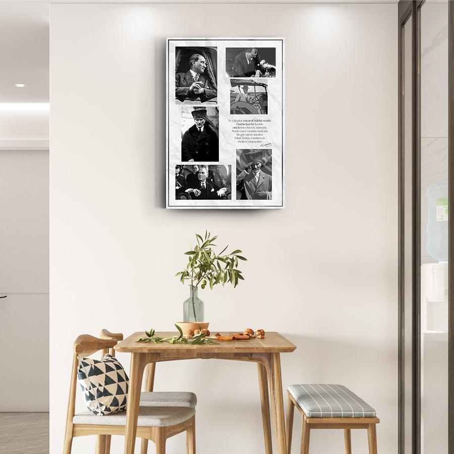 Atatürk 254 Cam Tablo