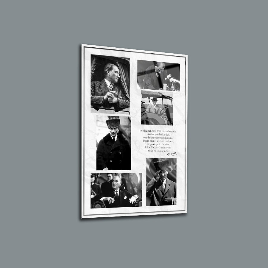 Atatürk 254 Cam Tablo
