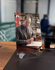 Atatürk İmza Anı Adalet Gücü Sözlü Cam Tablo | SRD Concept