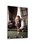 Atatürk Bilardo Oynarken Cam Tablo | SRD Concept