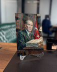 Atatürk YZ 458 Cam Tablo