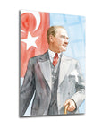 Atatürk YZ 459 Cam Tablo
