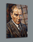 Atatürk YZ 473 Cam Tablo