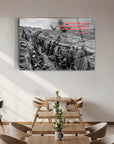 Çanakkale Savaşı Siper Cam Tablo