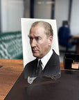 Atatürk YZ 514 Cam Tablo
