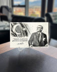 Atatürk YZ 545 Cam Tablo