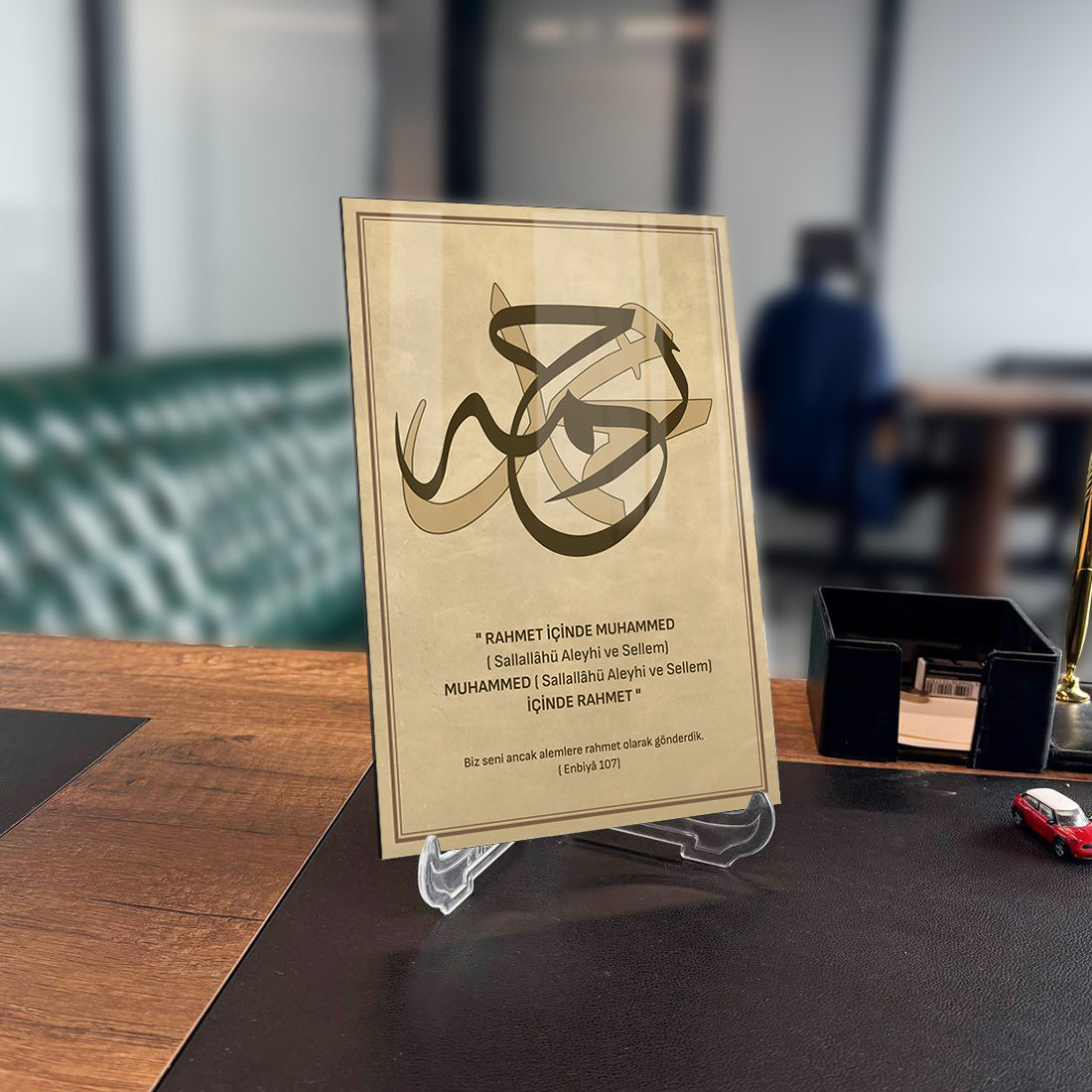 Enbiya Suresi 107.Ayet Cam Tablo