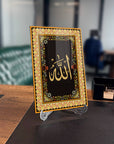 Allah Yazısı 13 Cam Tablo