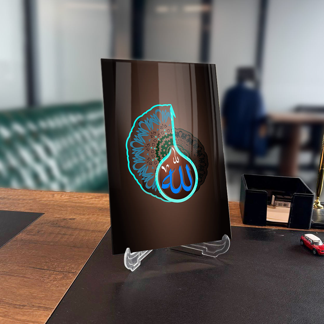 Allah Yazısı 1 Cam Tablo