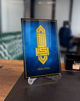 Kufi Allahu Ekber 2 Cam Tablo