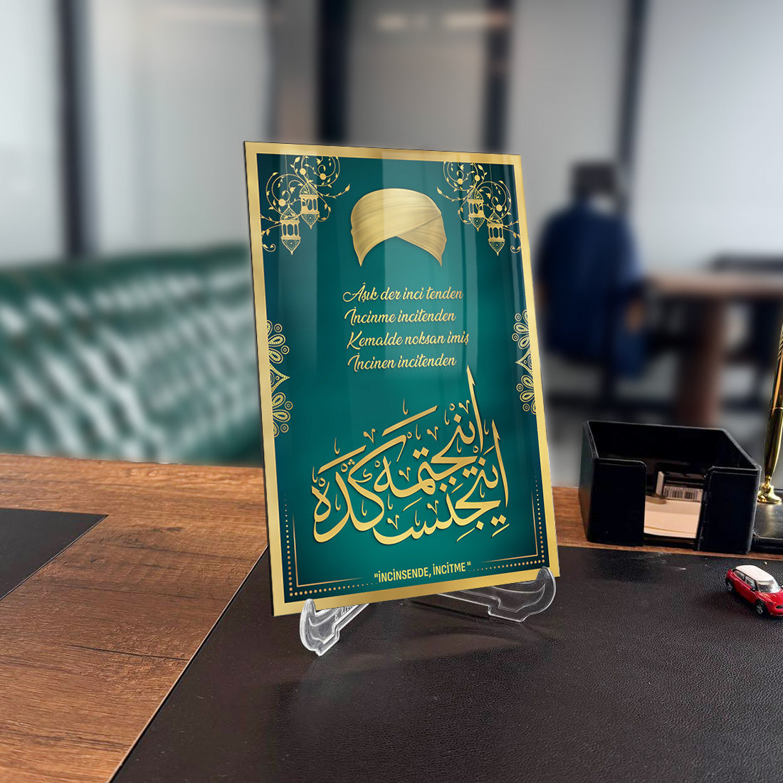 İncinsende İncitme Cam Tablo