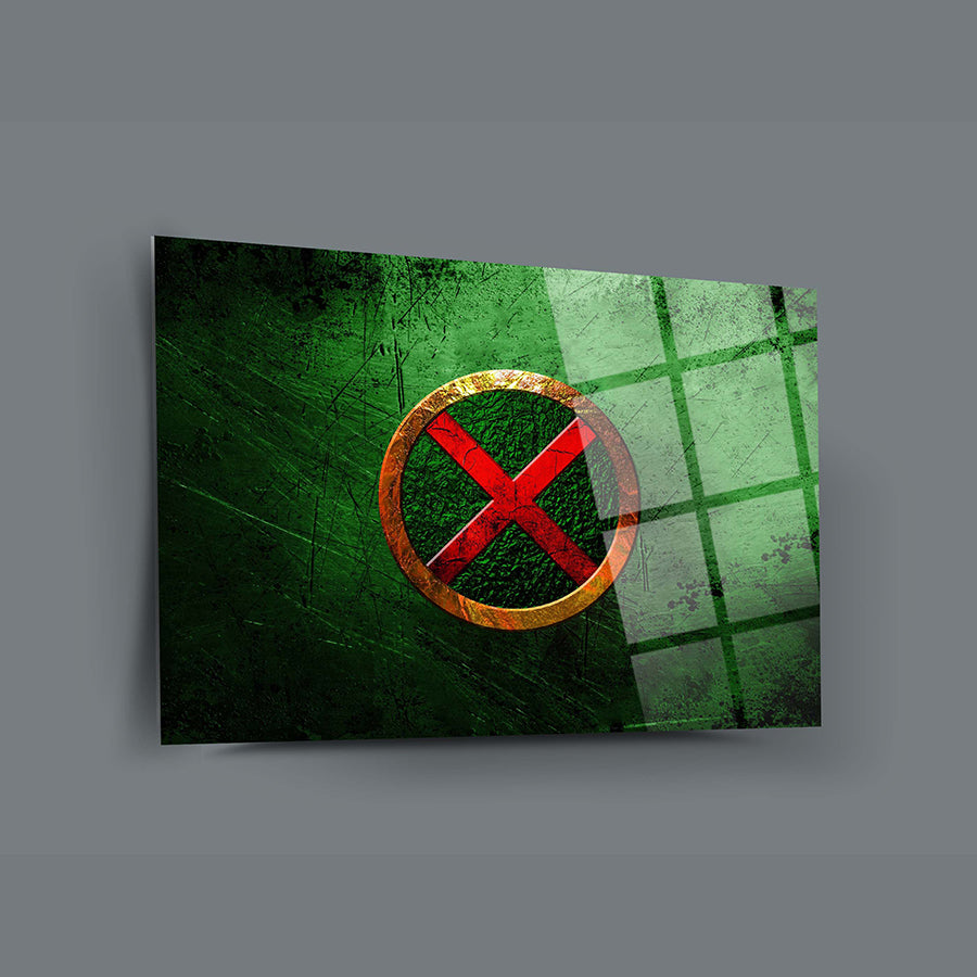 Zehirli Bölge Cam Tablo, UV baskılı temperli cam, dayanıklı ve şık tasarım, iç mekan dekorasyonu için ideal.