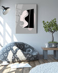 Stylish Konuşan Kadın Cam Tablo in modern living room design with cozy furniture and natural elements.