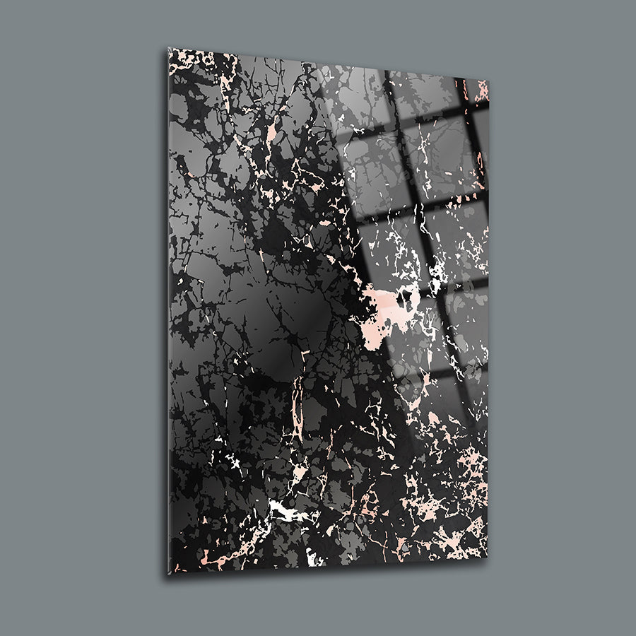 Mermer desen 3'lü set cam tablo, şık ve modern dekorasyon için ideal, yüksek kaliteli temperli cam.