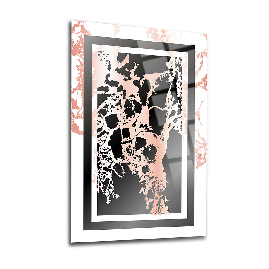 Mermer desenli 3'lü set cam tablo, şık tasarım ve UV baskı ile yüksek kaliteli 4 mm temper camdan yapılmıştır.