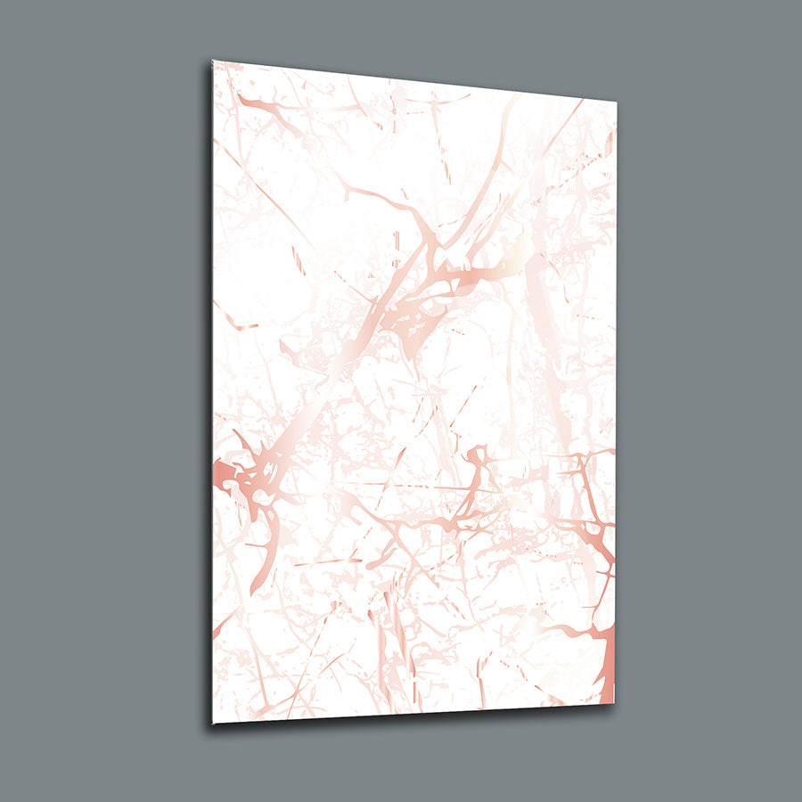 Mermer Desen-5 Cam Tablo, zarif dokularla şık iç mekan dekorasyonu için ideal tasarım.